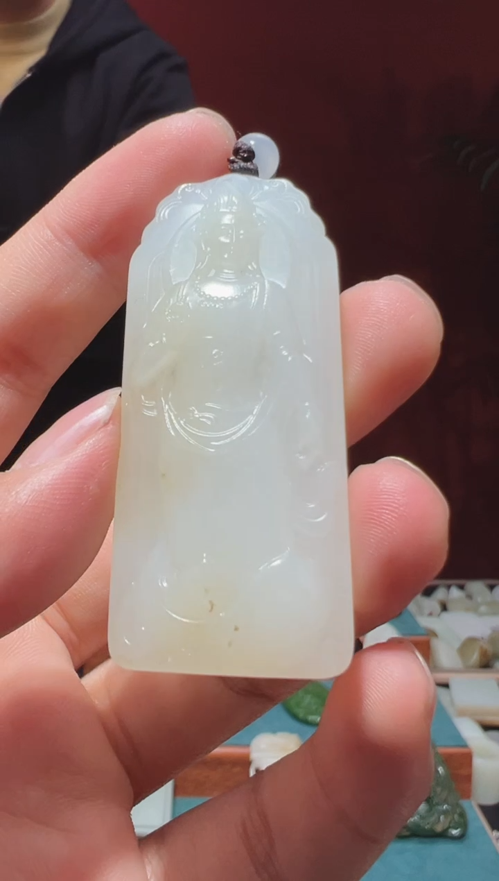 【闪购商品】和田玉吊坠(不含链)未镶嵌1