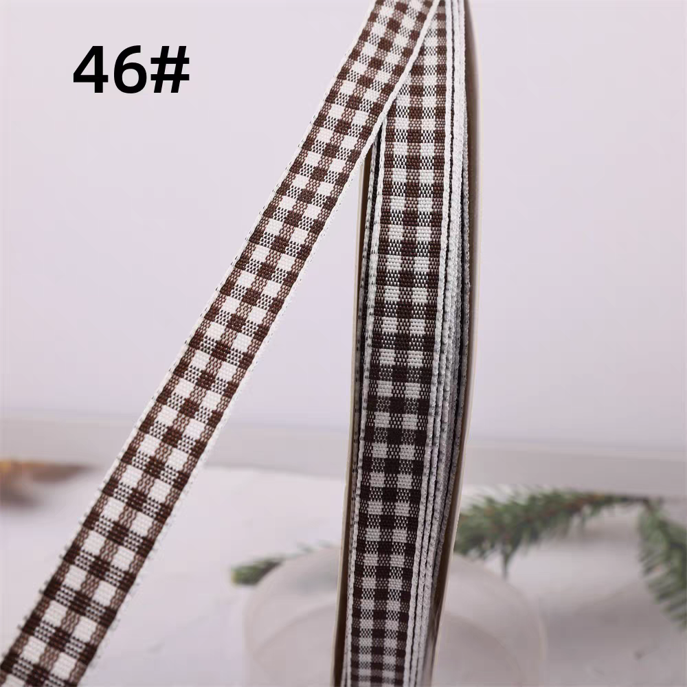 爱钩织主播自用咖色丝带1cm5码满39包邮