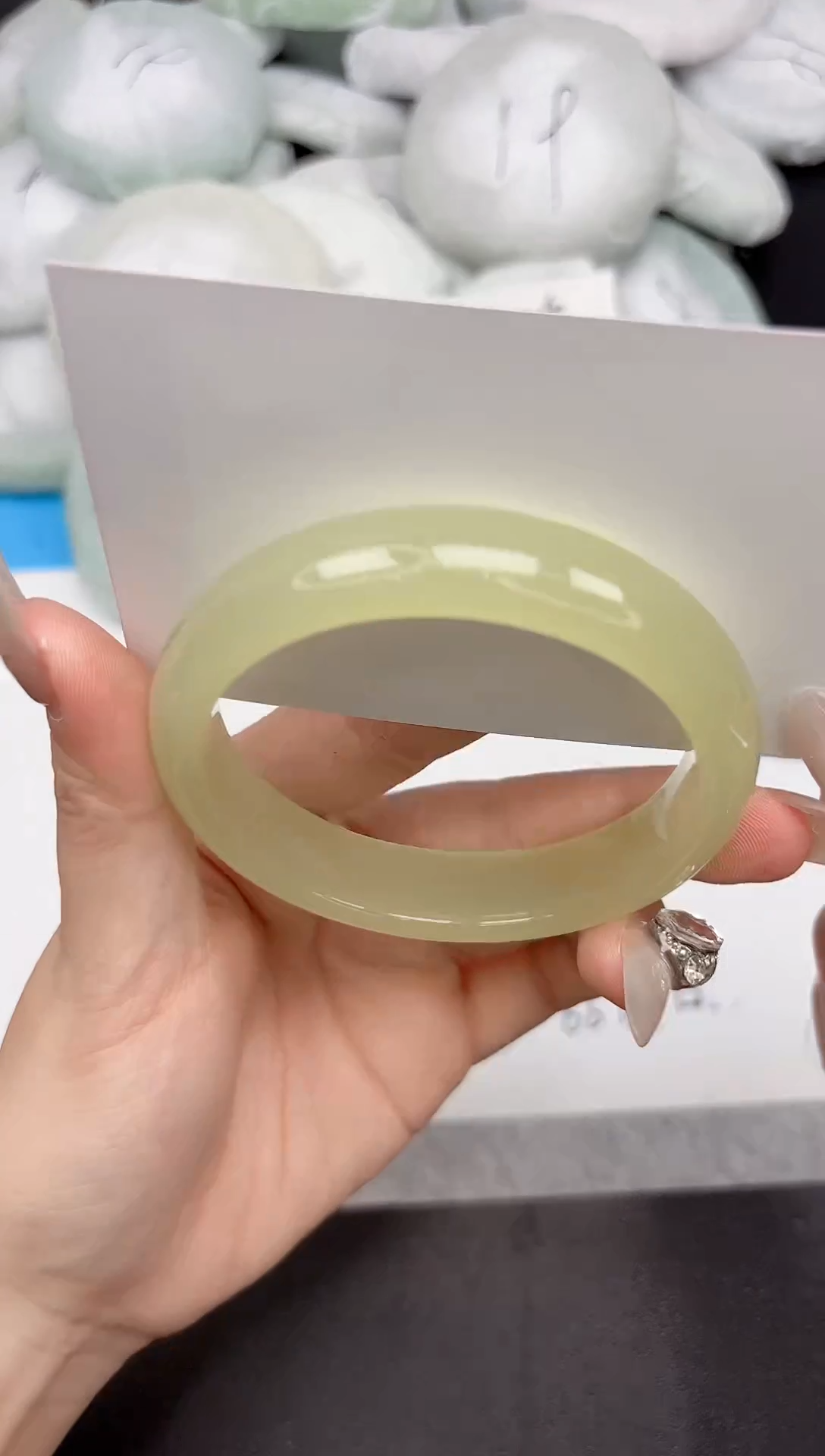 未镶嵌手镯石英质玉187-58-59