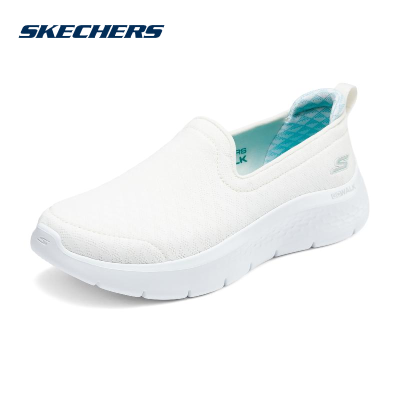 斯凯奇女鞋春季新款运动鞋女士一脚穿轻便透气健步鞋复古休闲鞋