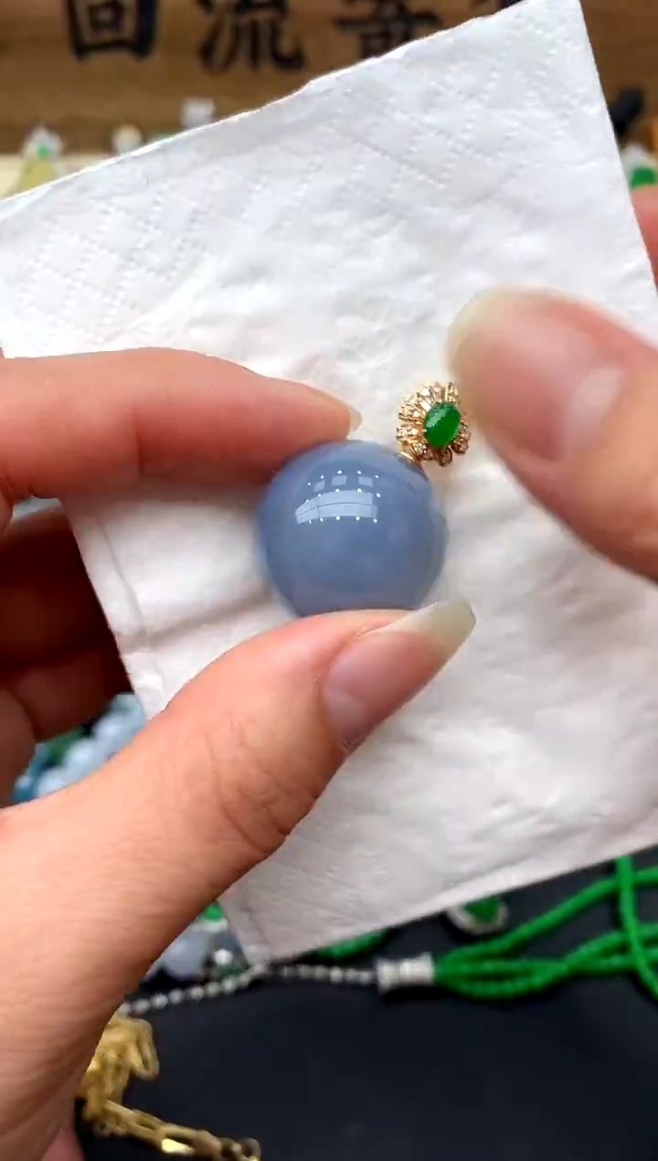 【闪购商品】翡翠颈饰18K金镶嵌299-中国好珍宝