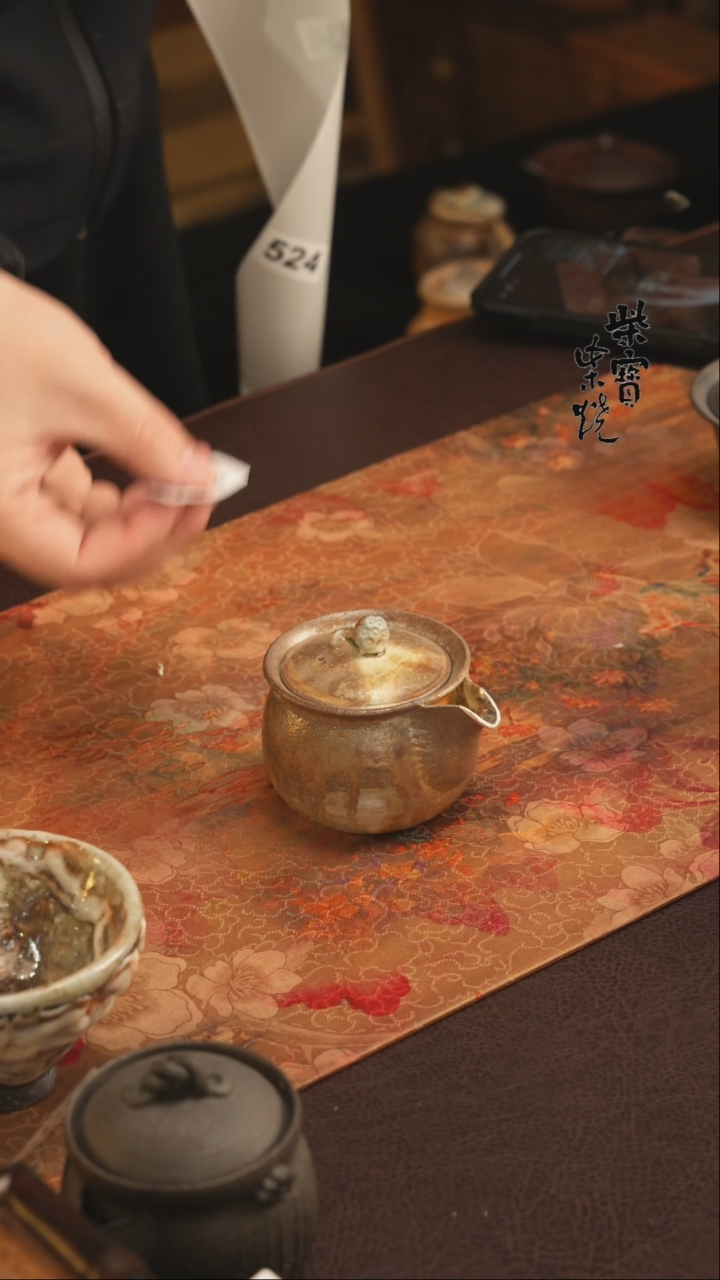 【闪购商品】杯551紫砂泥柴烧手工盖碗