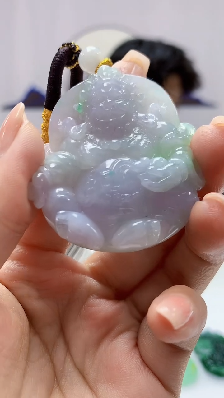 【闪购商品】定制翡翠未镶嵌5145ms-毛货196大黑天