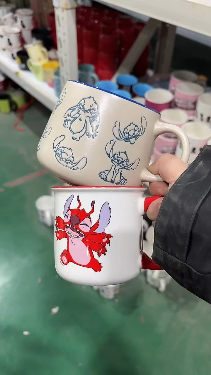 陶瓷手柄款家湖高温陶瓷杯 微瑕