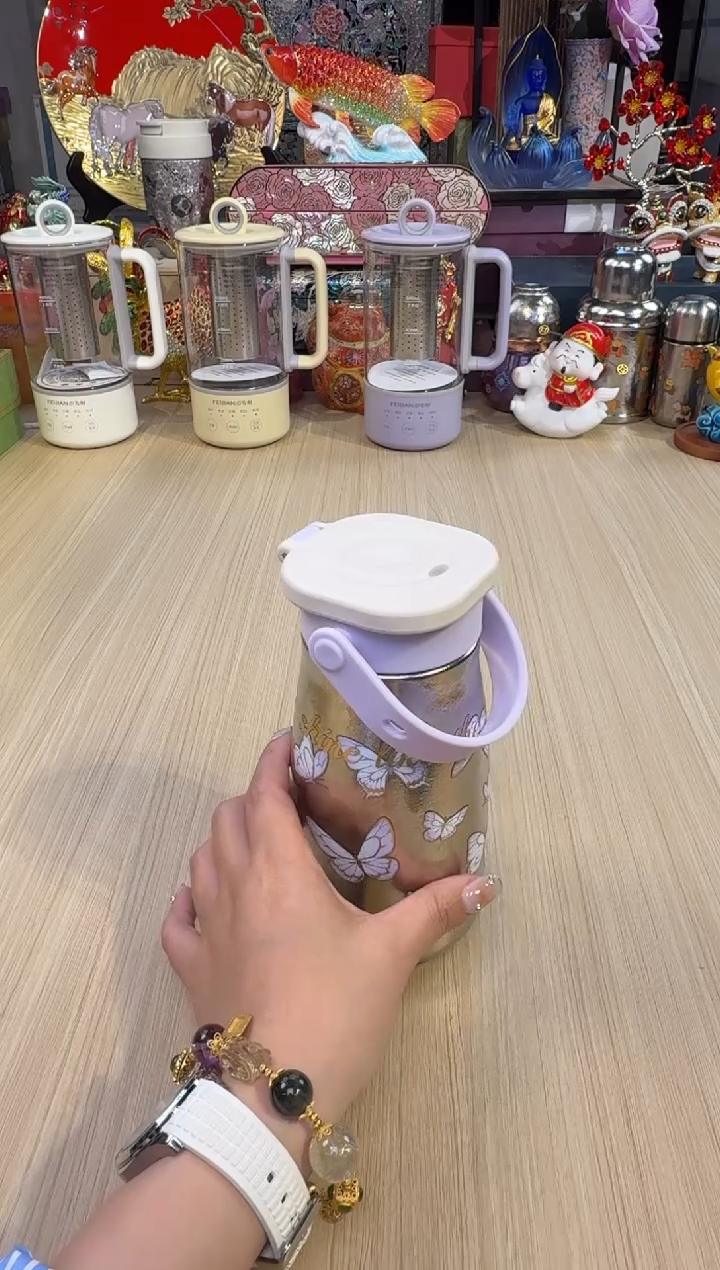 240牛奶瓶钛杯（500ML）紫蝶序
