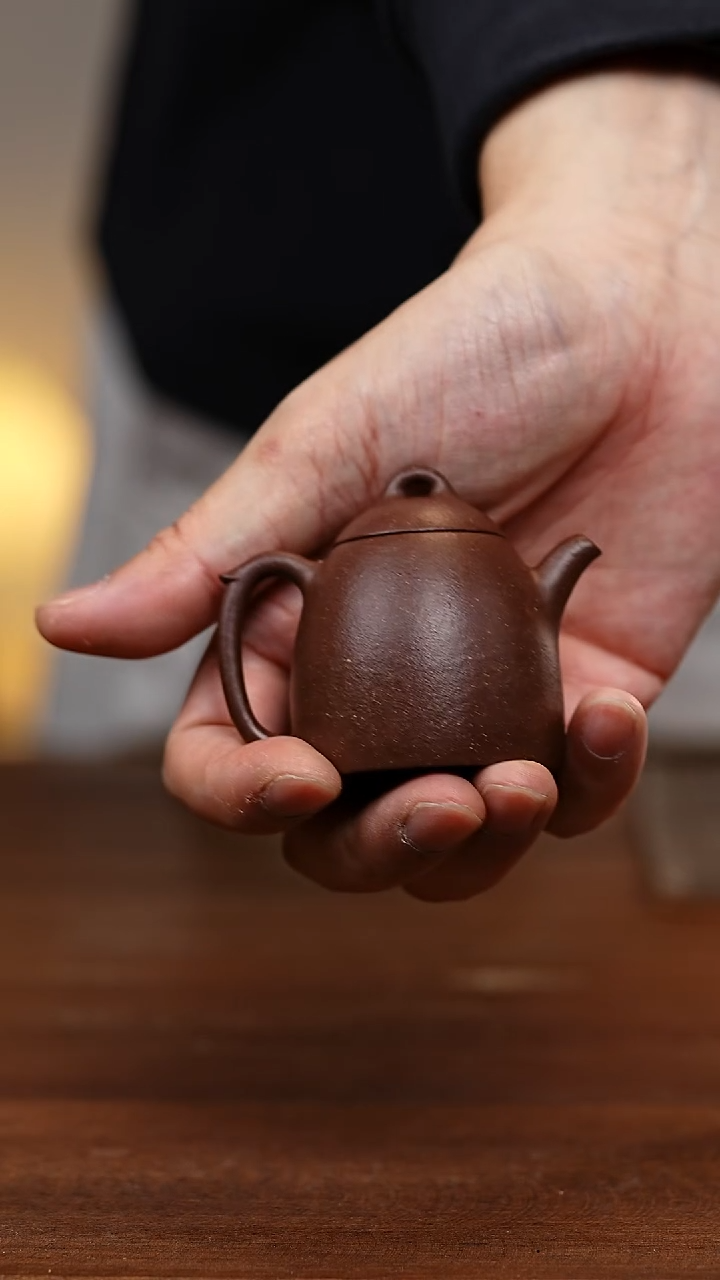 茶壶紫砂迷你秦权天青泥WG