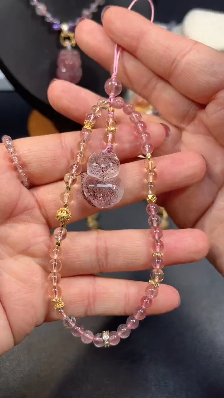 【闪购商品】水晶颈饰未镶嵌【百晶灵儿】天然定制款