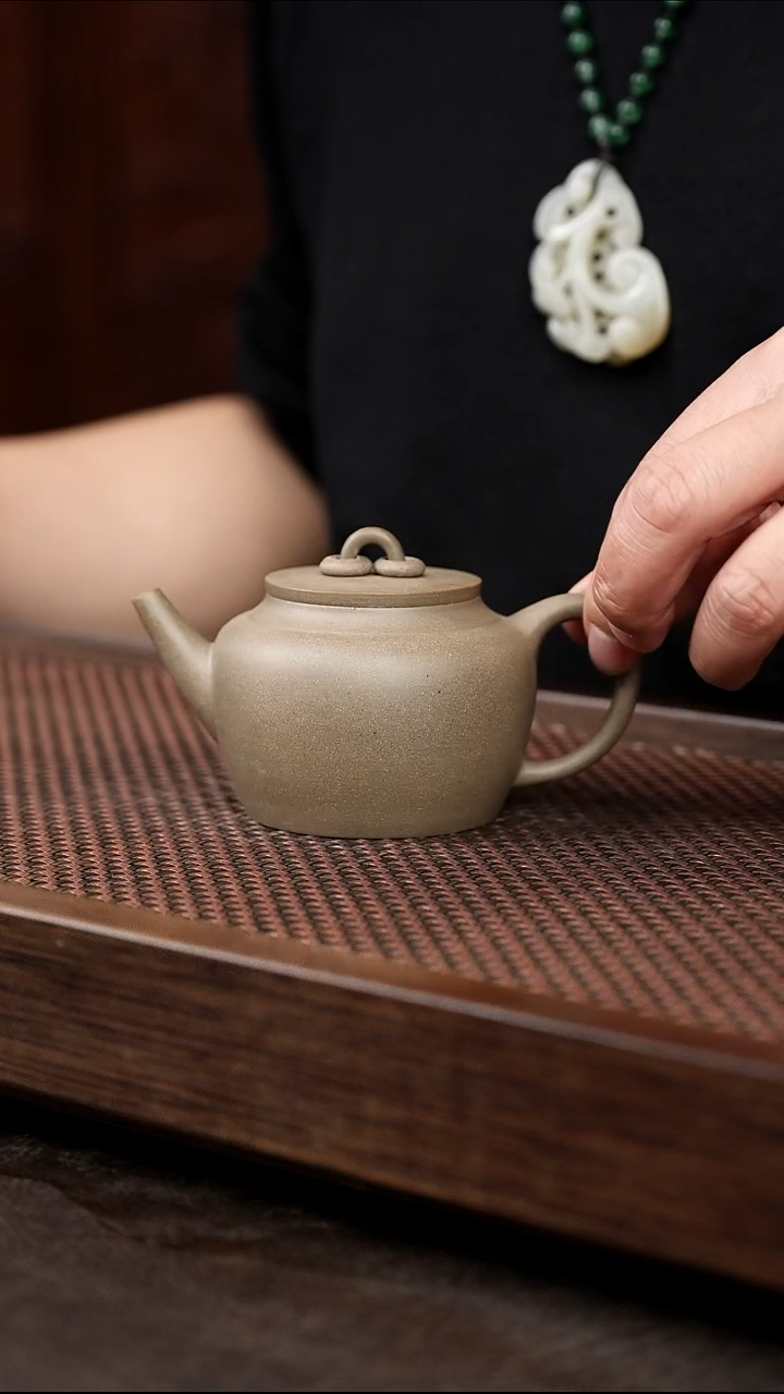 茶壶紫砂6-1双圈直流{青}