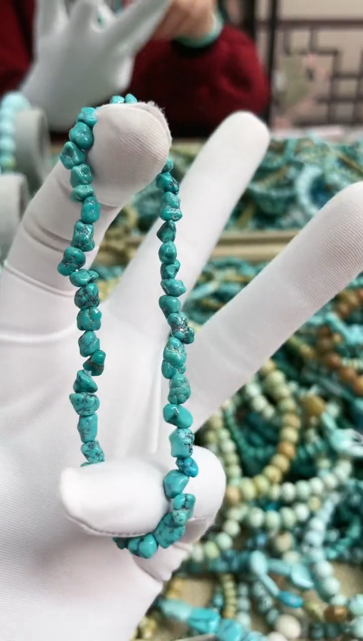 【闪购商品】绿松石珠宝奇石未镶嵌随型