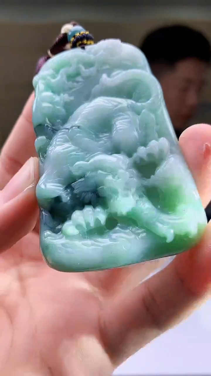 【闪购商品】定制翡翠未镶嵌4917bb-毛货挂件88