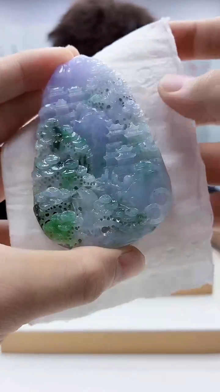 未镶嵌定制翡翠小*4688bb-毛货挂件32