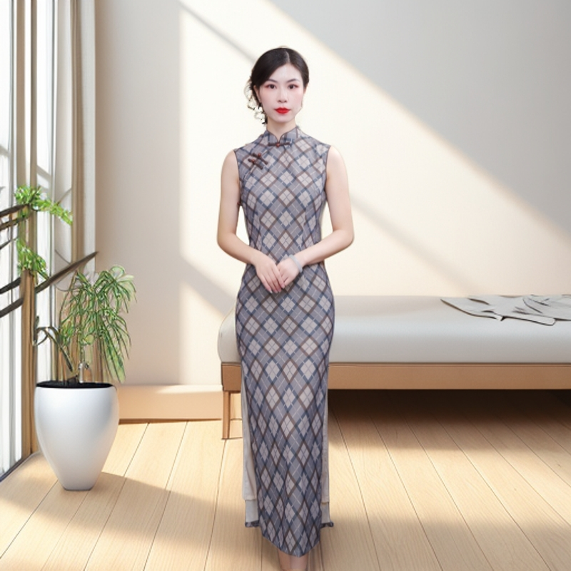 木一 2025新款减龄复古经典气质新中式改良旗袍