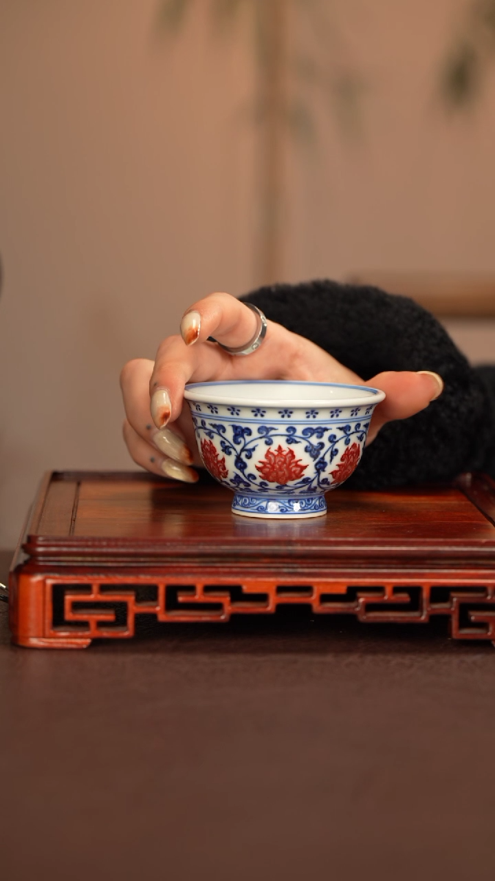 【闪购商品】杯子永明尚玩景德镇手工手绘陶瓷