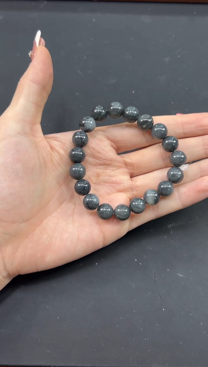 【闪购商品】和田玉手串未镶嵌若羌微色差卡10手串
