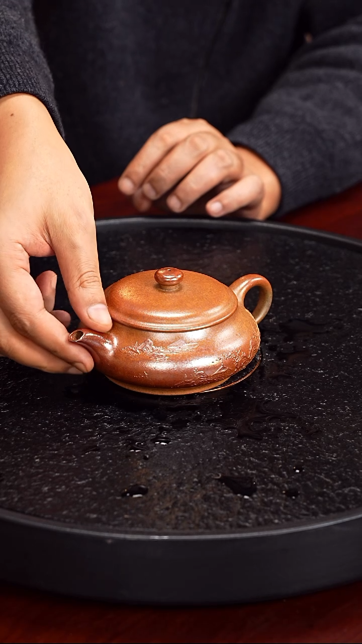 茶壶紫砂成进窑 明炉44 紫泥柴烧 170毫升