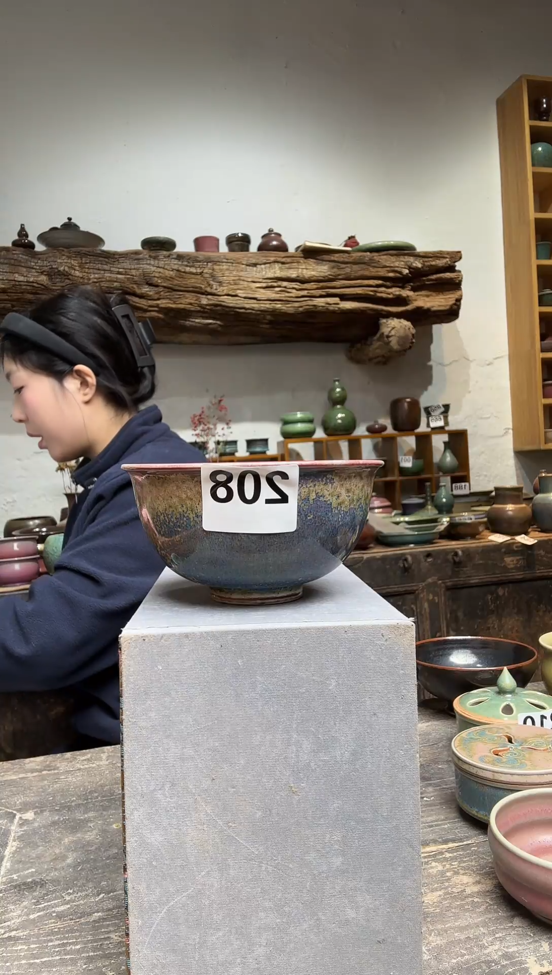 瓶钧瓷✨**君蘭山窑手作器物全品八折208