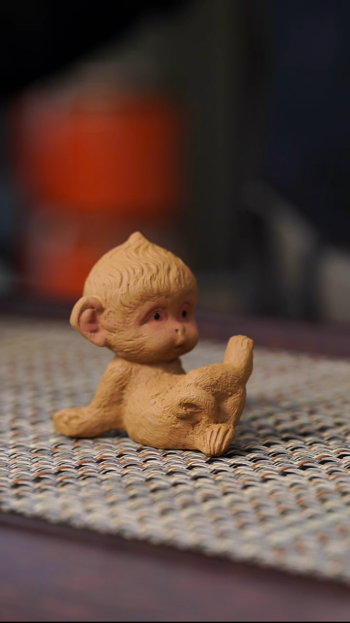 原矿茶宠全手小猴子