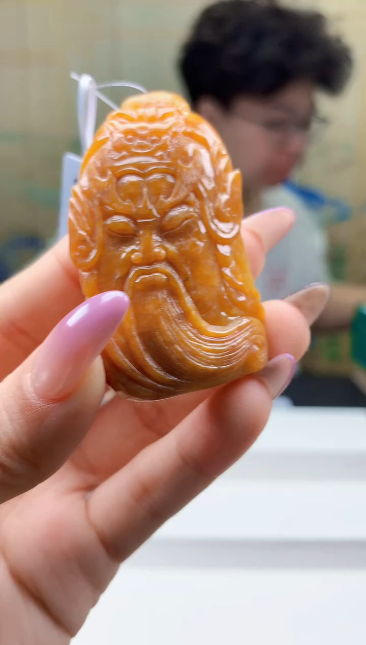 【闪购商品】定制翡翠未镶嵌4688ty-毛货挂件21