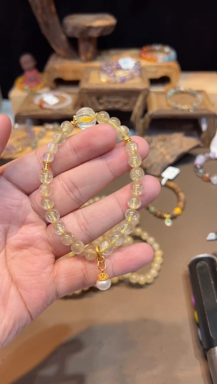 水晶手链未镶嵌手饰@@E5847