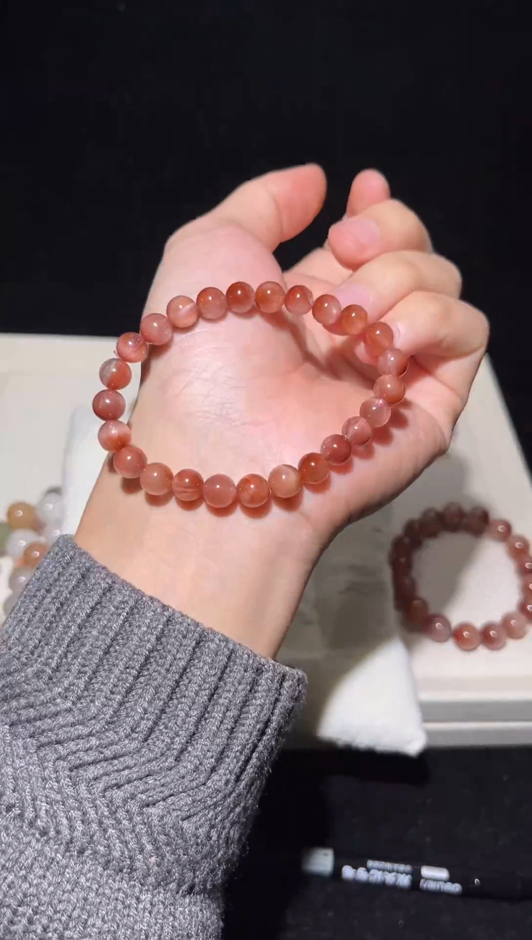 未镶嵌手串水晶23彩兔毛出厂价默认微瑕7+