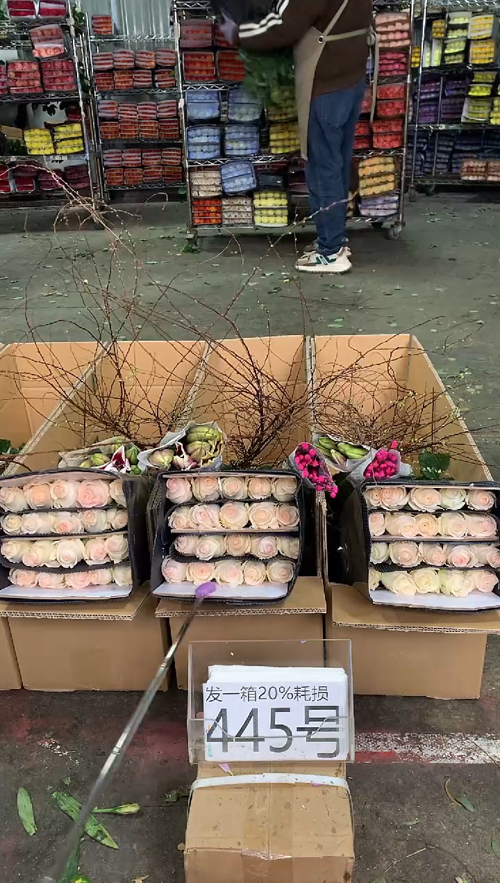 445号♥中通含20%耗损发一箱鲜花
