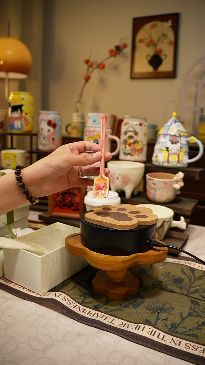 杯子【不带盒子】447高温釉下彩