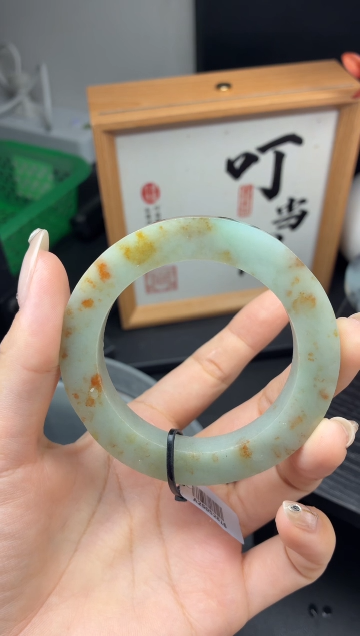 定制翡翠叮当镯定制未镶嵌32号手镯51-60