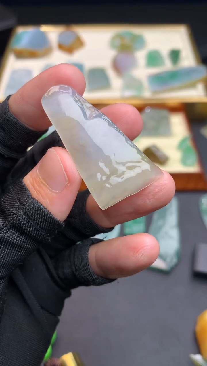 定制翡翠未镶嵌天然翡翠 裸石 （含工费）