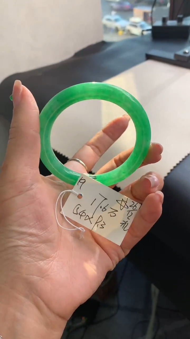 未镶嵌手镯翡翠翡翠手镯 下单联系小耳机#19 圈口54