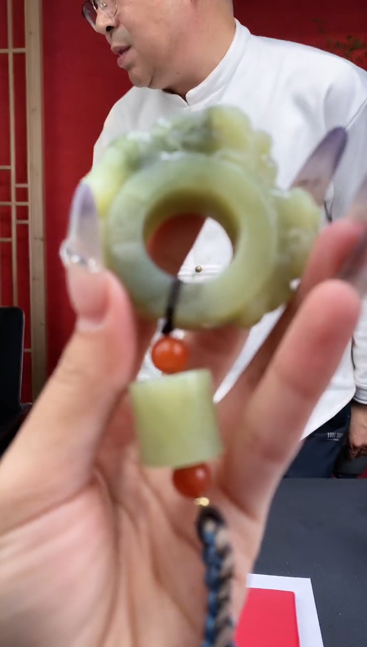 和田玉未镶嵌颈饰C208