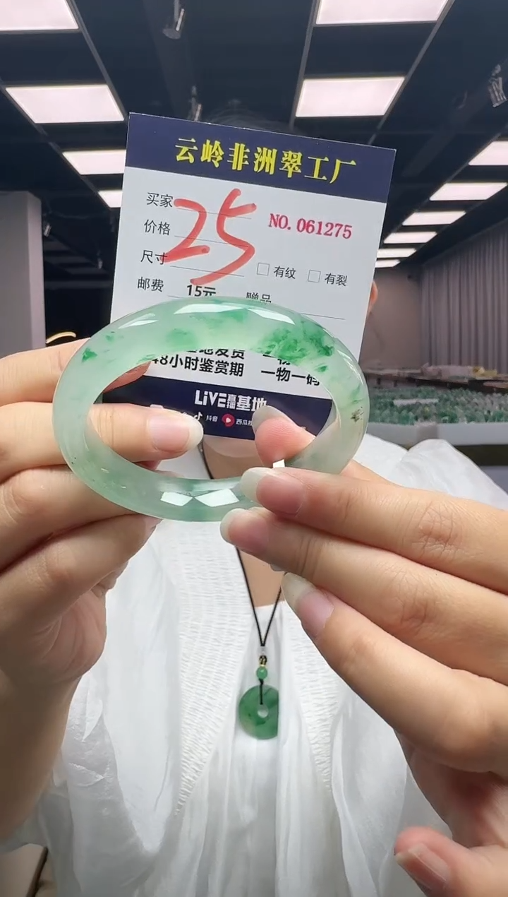 未镶嵌手镯石英质玉口径59.5