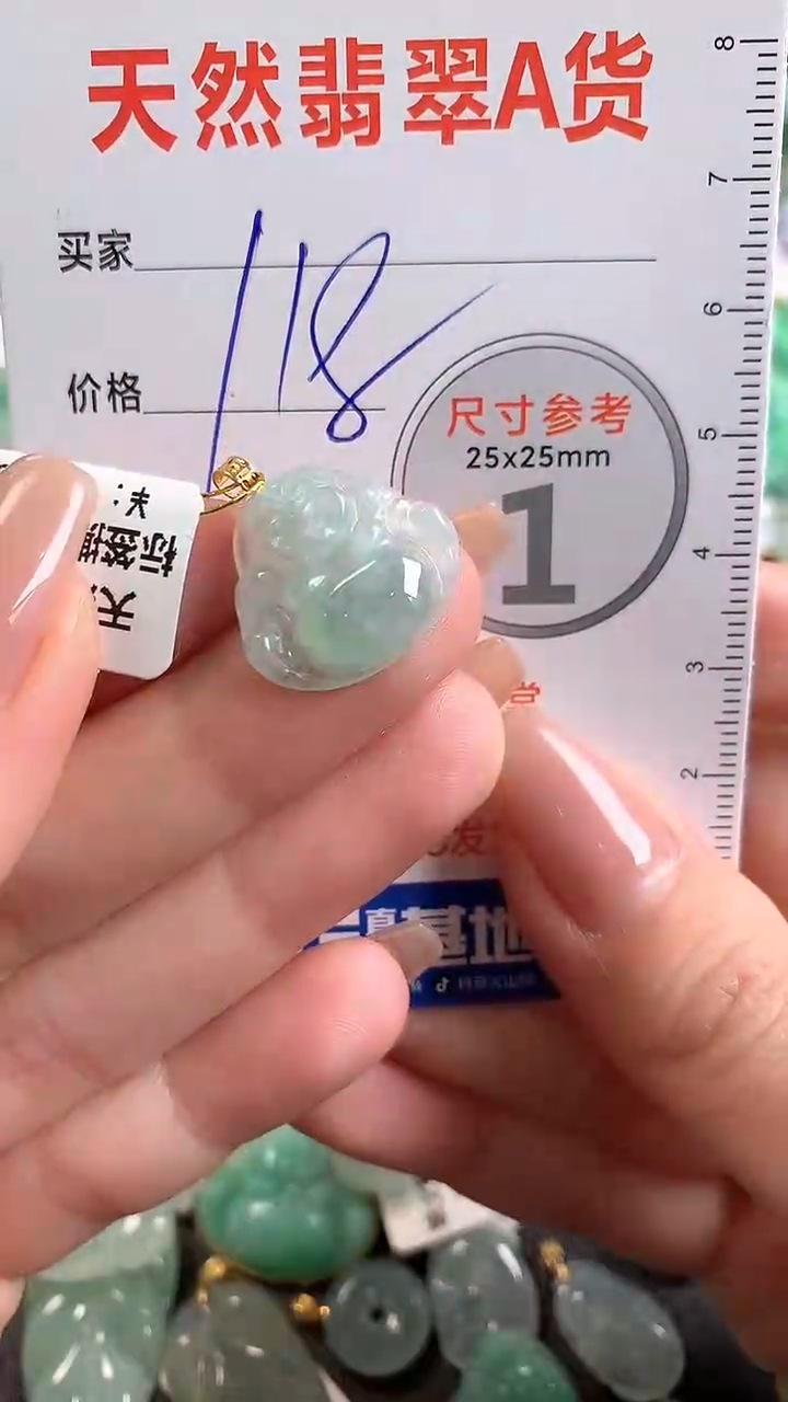 【闪购商品】翡翠颈饰18K金镶嵌0161836792