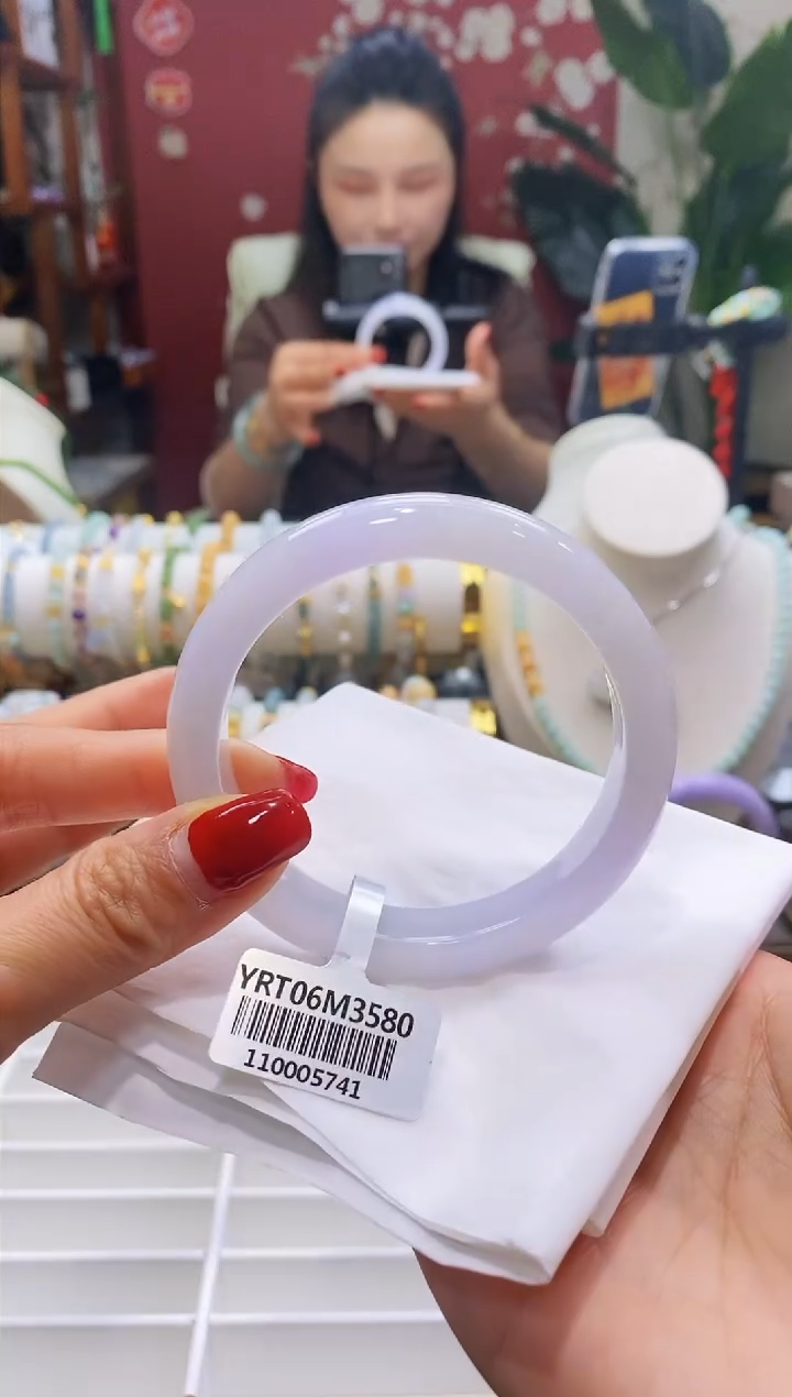 【闪购商品】翡翠手镯未镶嵌113圈口60.3/12.3*8.6