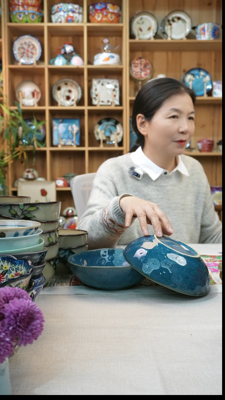 瓷片小可陶瓷高温两只大碗