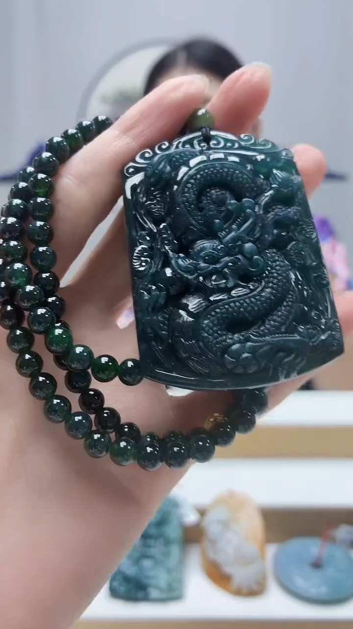 未镶嵌定制翡翠4812zm-毛货赠珠链挂件39