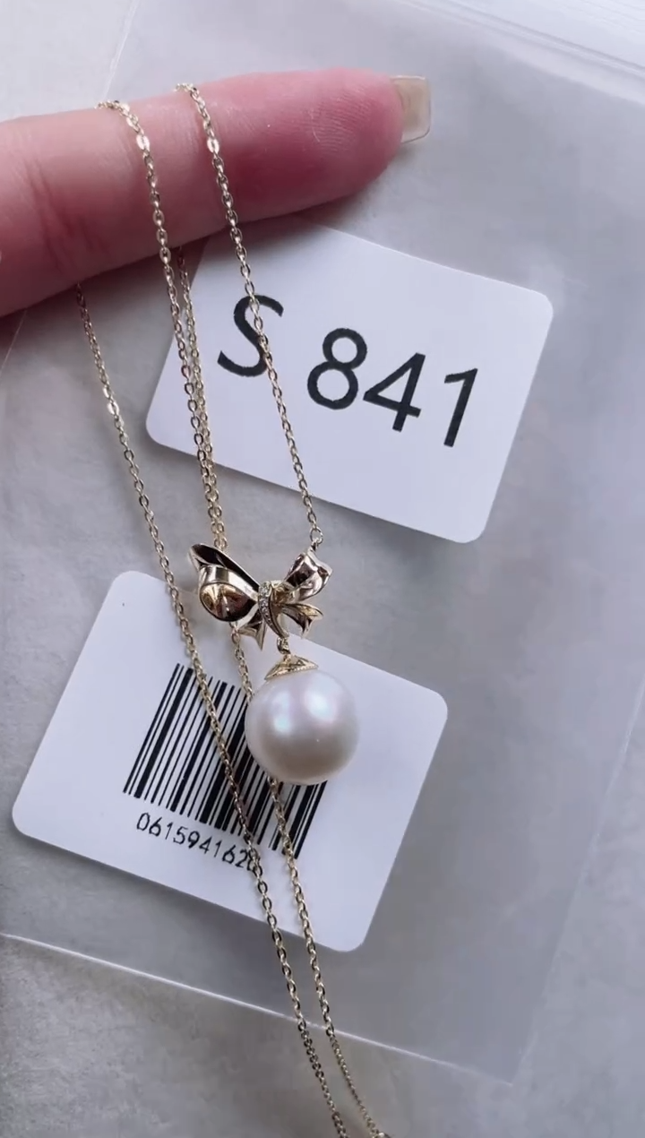 【闪购商品】海水珍珠套链银S925镶嵌S841