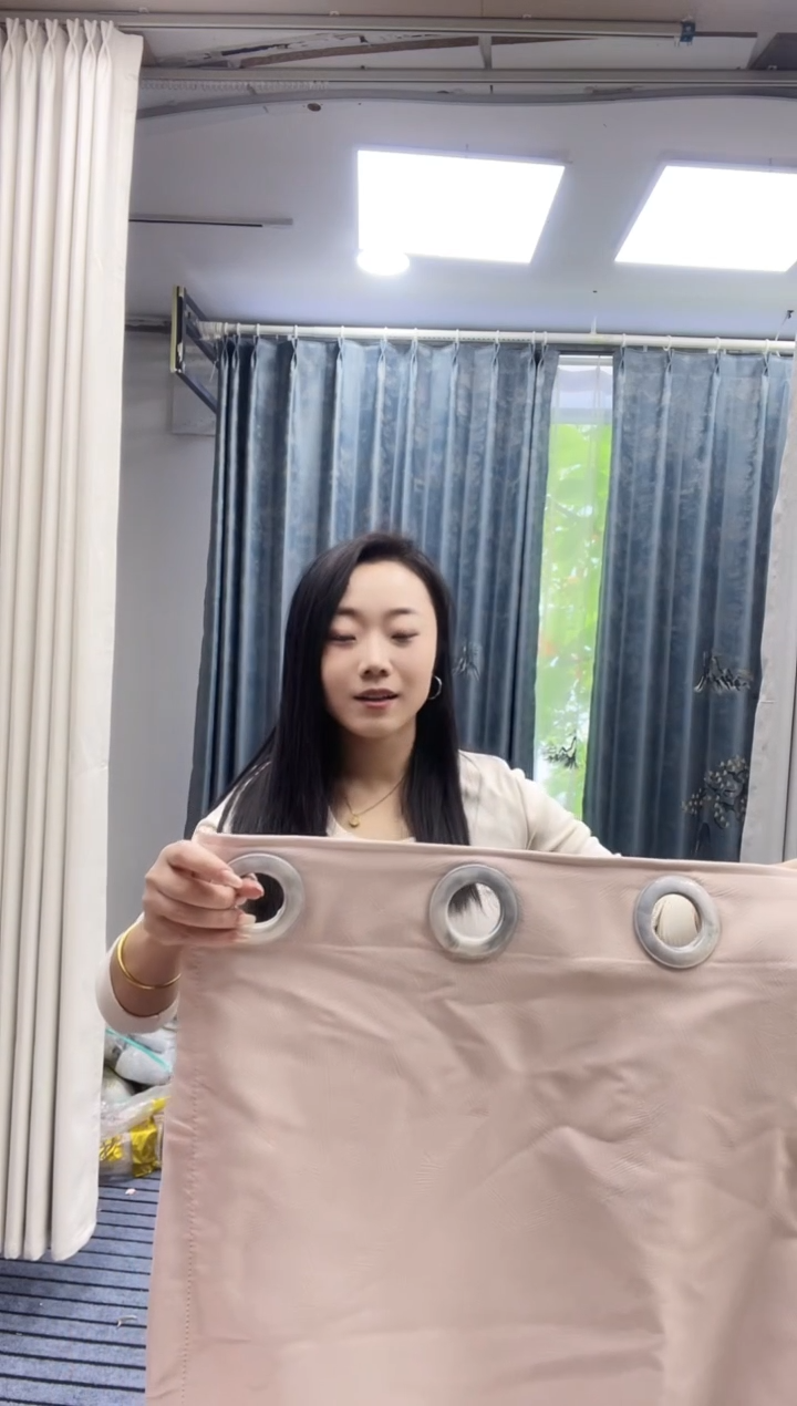 混纺棉麻繁华 粉3*2.4两片