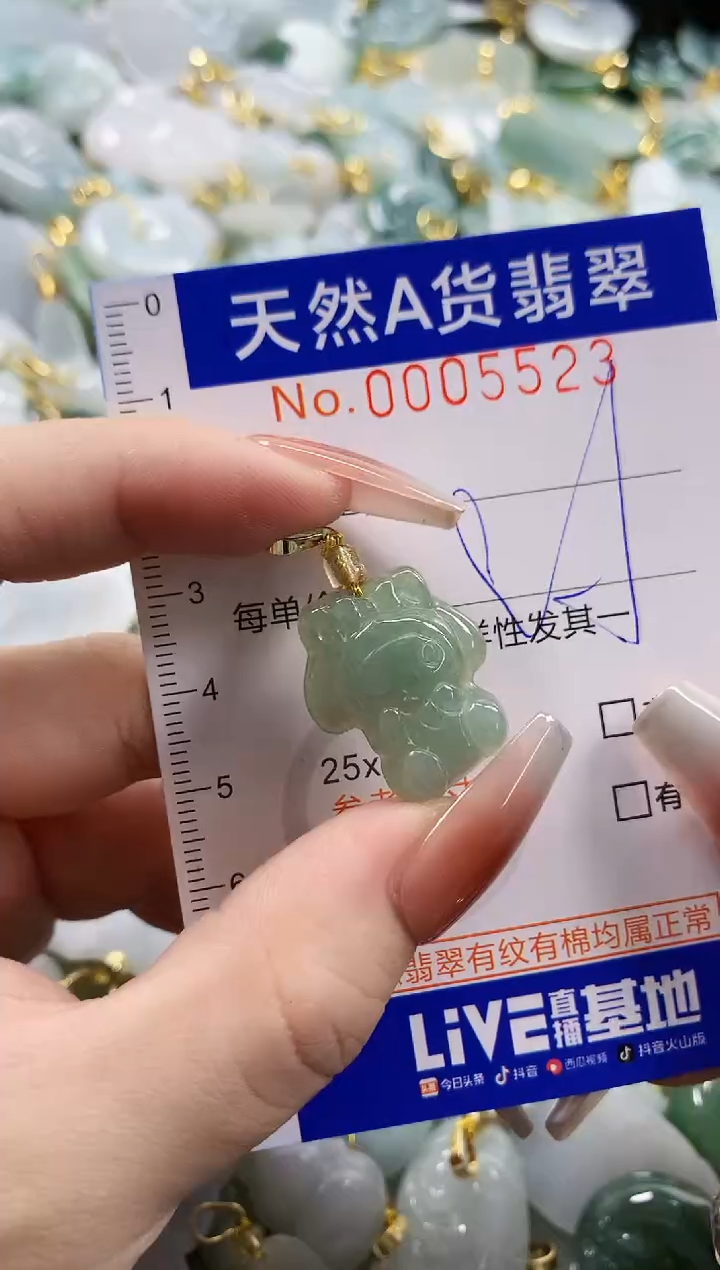 颈饰未镶嵌翡翠天然A货翡翠
