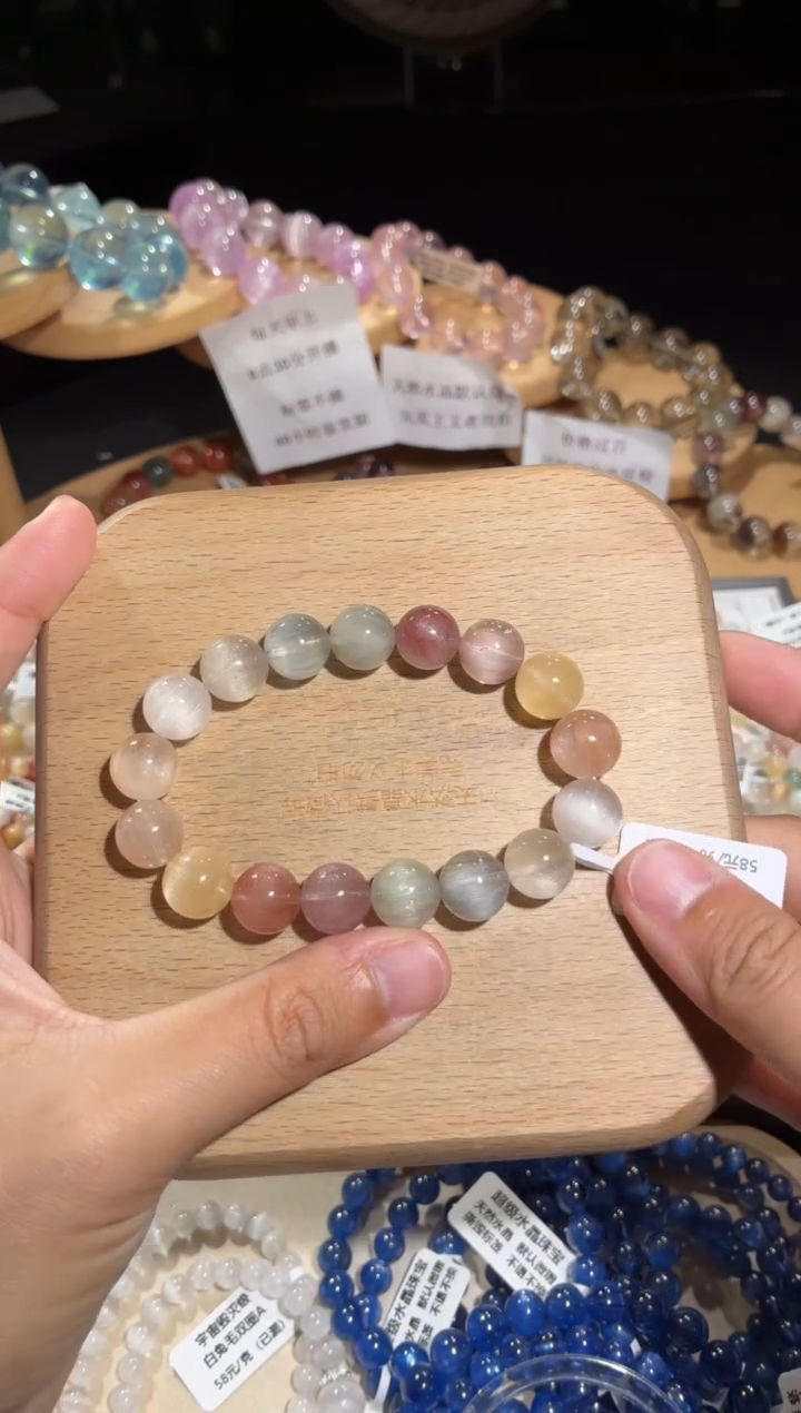 未镶嵌手链水晶6号多样性发一F11+