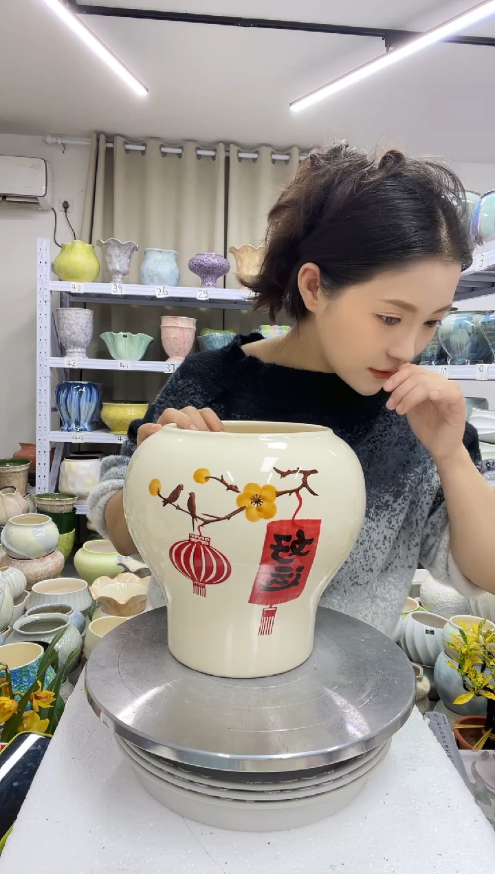 【12.26】花盆链接 高：  21口：14