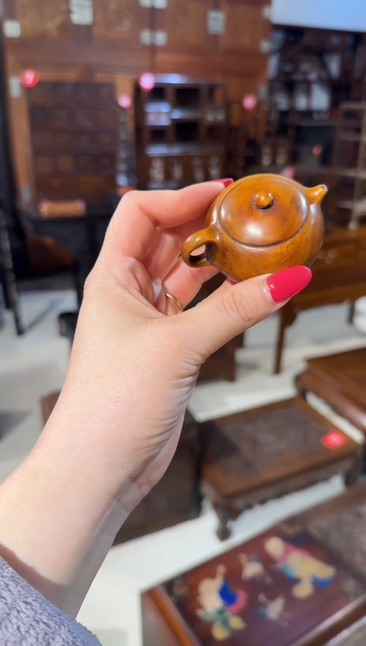 【闪购商品】木木艺黄杨木把把壶摆件68.8888