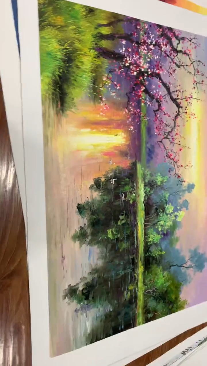 油画纯手绘油画 画芯