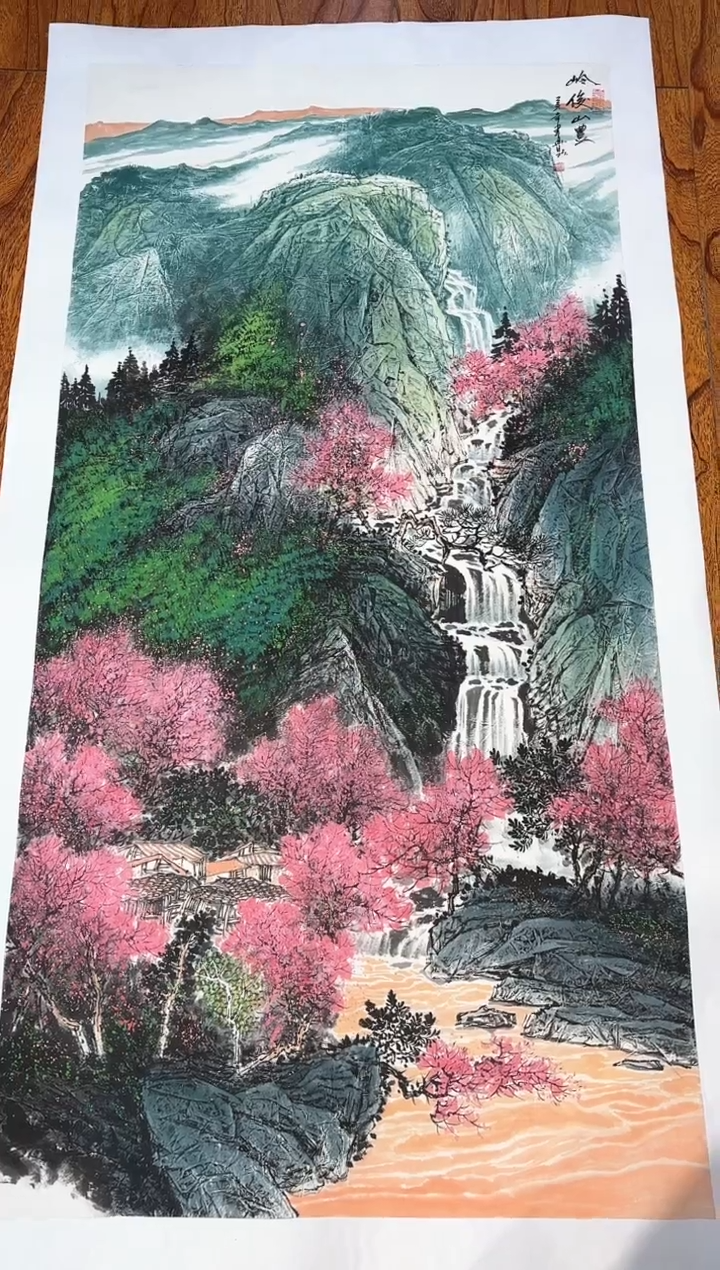 【闪购商品】国画周建真老师亲笔绘画作品30-32