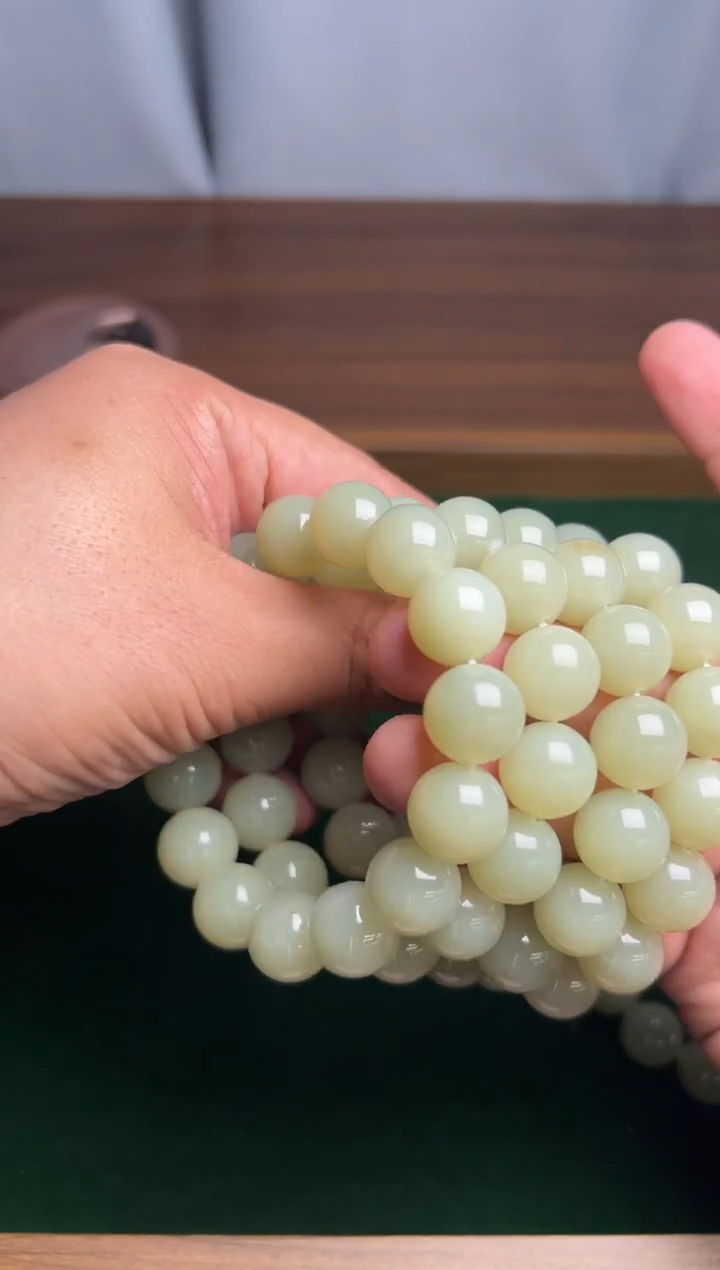 未镶嵌手串和田玉若羌微色差卡14多样性发货拍一发一