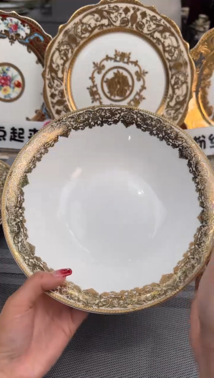 【闪购商品】瓷片9寸大汤碗  福利价  福利价