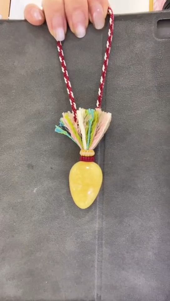 蜜蜡吊坠(赠链)未镶嵌蜜蜡胡萝卜吊坠