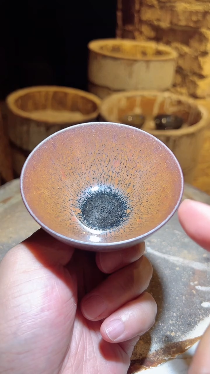 茶盏180柴烧建盏主人杯