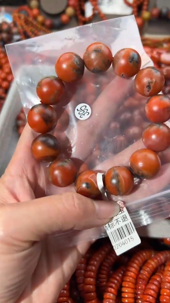 南红玛瑙未镶嵌手串1