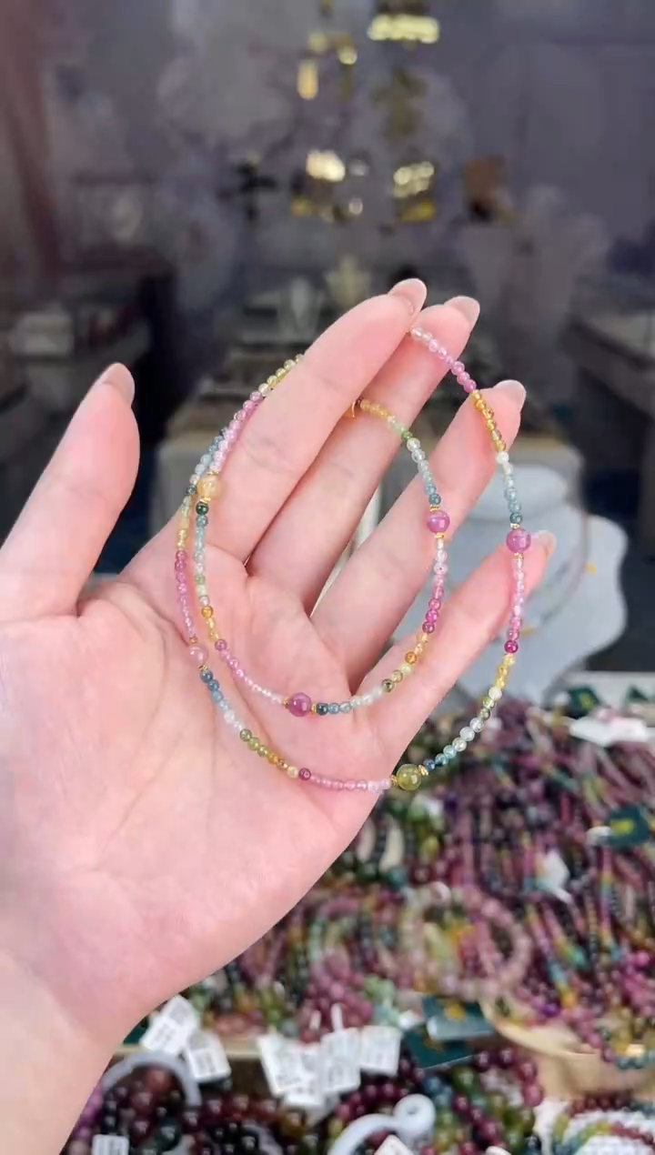 【闪购商品】碧玺/未镶嵌碧玺项链多样性发货