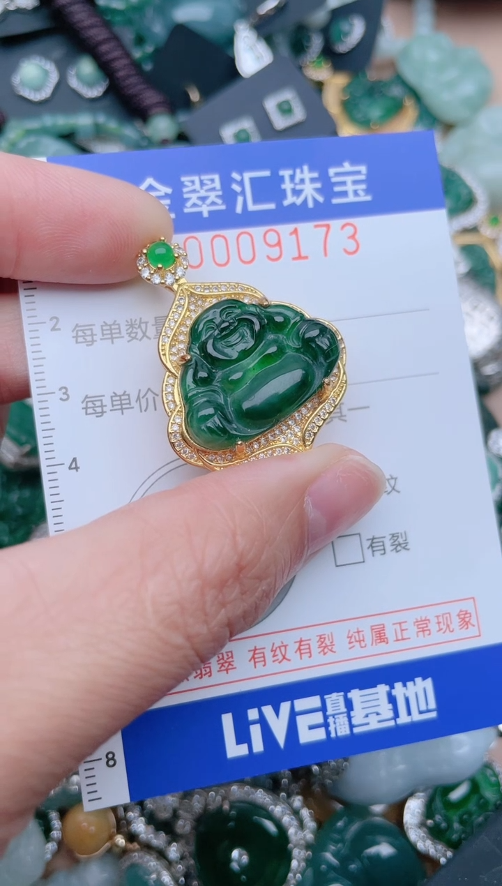 【闪购商品】翡翠颈饰未镶嵌9173.....1